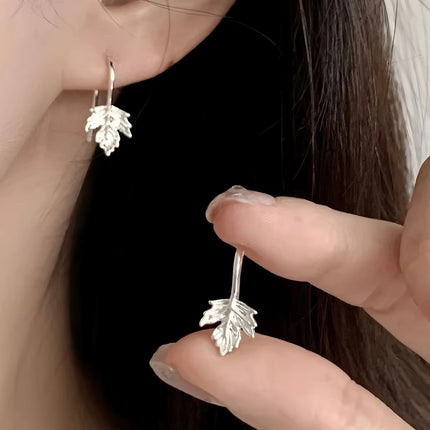 PANJBJ 925 Sterling Silver Bow Knot Earring for Women Texture Tassels Sweet Romantic Korean Jewelry Gift Dropshipping