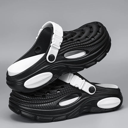 Plus Size 47 Summer Men Sandals Clogs Outdoor Garden Clogs Hole Shoes Male Casual Shoes Water Shoes Comfort Home Soft Slippers