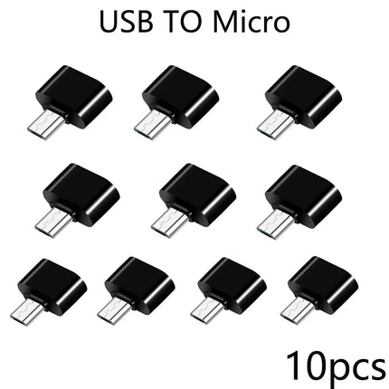 Tablet OTG Universal Micro USB/Type-C to USB 2.0 Adapter Connector for Phone Tablet PC USB C On-The-Go Converter Adapter