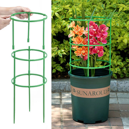 3/6/9/12Sets Plant Support Pile Stand Flowers Plant Arrangement Fixing Rod Plants Stake for Garden Supplies Home Yard Planting