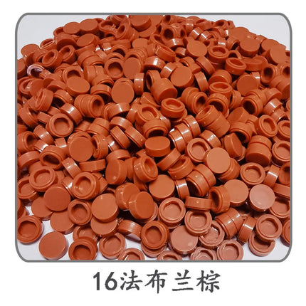 1000pcs/lot Tile 1x1 Round 98138 Special Brick MOC Building Block Small Particle Bricks Parts Compatible with 98138 LOGO Toys