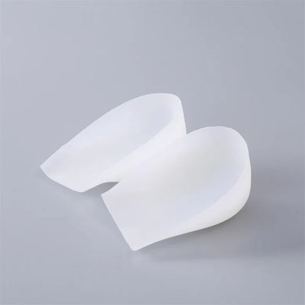 Unisex Invisible Height Increase 5CM Silicone Socks Gel Heel Pads Orthopedic Arch Support Heel Cushion Insoles Foot Massage Pad