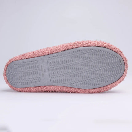 Litfun Soft Women Slippers Winter Warm Fashion Casual Slippers Outdoor Wear-resistant Rubber Sole Shoes Indoor Flat Women Shoes