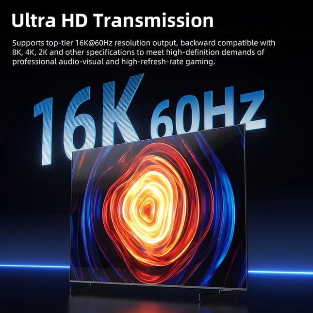 USB C to DP 2.1 Cable 16K@60Hz Compatible Thunderbolt 3/4 Type C to DisplayPort Portable Spring Cord