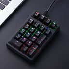 Black ABS keycap / blue switch