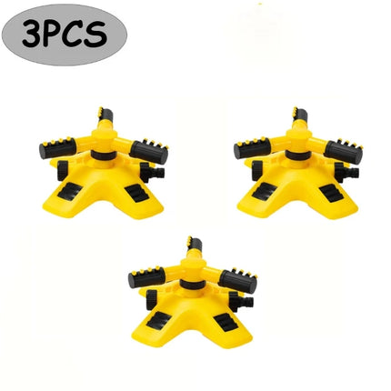 Automatic Rotating Water Sprinkler for Garden Lawn Irrigation 360 Degree Yard Coverage Sprayer Outdoor Plant Watering Tool