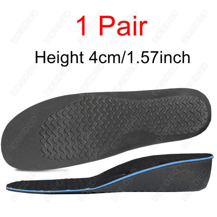 2-5cm Magnet Invisible Height Increase Insoles Templates Insoles For Feet Arch Support Heighten Orthopedic Shoes Sole Pad Unisex