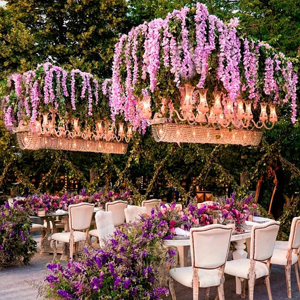 Hanging Flower Vines - artificial flowers for wall (photo 2 of 19)