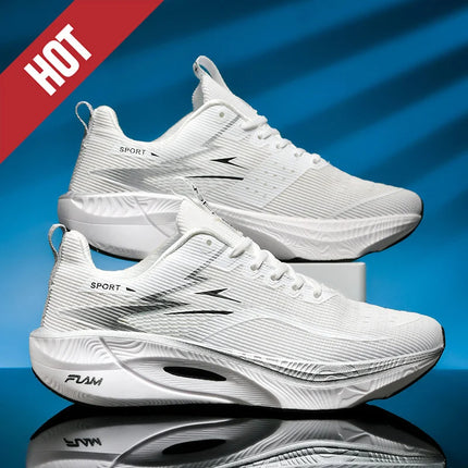 Running Shoes Carbon Board Speciality Marathon Men Sports Breathable Lightweight Women's Comfortable Athletic Nonskid Sneakers