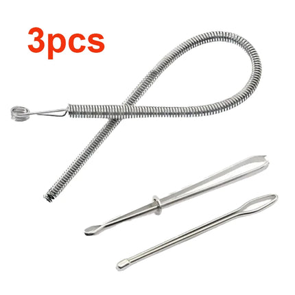 Bendable Spring Drawstring Threader Clip Pants Hoodies Elastic Band Lace Cord Flexible Drawstring Thread DIY - product image