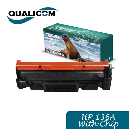 Qualicom 136A W1360A With Chip Compatible TONER Cartridge for HP LaserJet M209dwe M209dw MFP M234dwe M234dw M234sdw M234sdwe