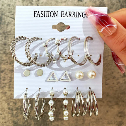 YOBEST Big Gold and Silver Color Heart Earrings for Women, Butterfly Dangle Earring Set, Female Jewelry Gifts, New Fashion, 2025