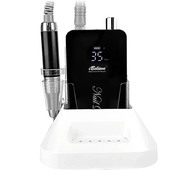 TP301/322 Taladro de Uñas Rosa Pulidor de Uñas Sin Escobillas Recargable Kit de Máquina Lijadora de Uñas Equipo de Salón Manicura Pedicura