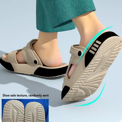 Men Slippers Summer EVA Soft-soled Platform Slides Sandals Indoor Outdoor Walking Beach Shoes Flip Flops Mens Home Shoes
