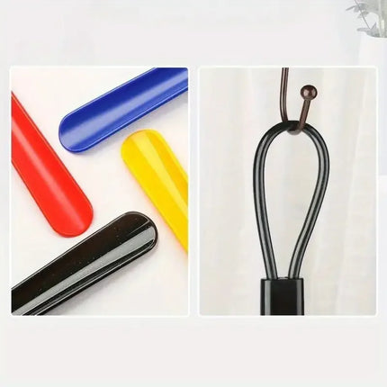 1pc Extra Long Flexible Plastic Shoe Horns Do Not Require Bending Durable Shoe Spoons For Pregnant Women Wearing - product im