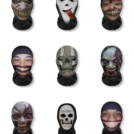 Halloween carnival funny headgear cosplay costume, comical wig mask prank props, party decoration creative headpiece