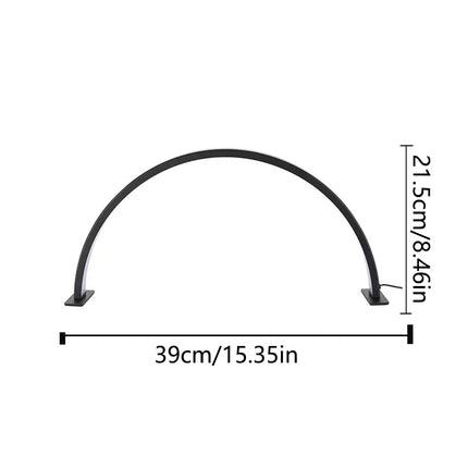 Dimmable U-shaped Nail Lamp 180-degree illumination Eye Protect Half Moon Nail Light Multi-functional Adjustable