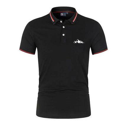 Quick Dry Men's Sports Polo Shirt Golf wear Summer Gym Fitness Training Clothing Comfortable Breathable Shirts