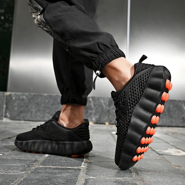 Brand Men Casual Shoes Thick Sole Soft Fashion Sneakers Summer Breathable Male Walking Shoes Zapatillas - product image 2