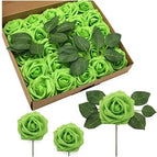 green / 25PCS no box leaves