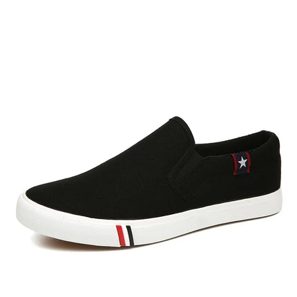Men Casual Shoes Slip on Canvas Loafers Comfortable Walking Flats for Man Dude Non Slip Soft Moccasins Sneakers Summer