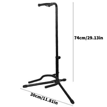 Guitar Stand Foldable Vertical and Adjustable Instrument Display Ukulele Pipa Bass Folk Classical Electric Wood Guitar Stand