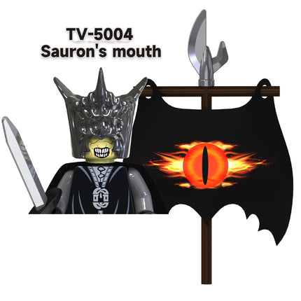 The Lord of the Rings Building Blocks Orc Sauron Gandalf Mini Action Figure Toys