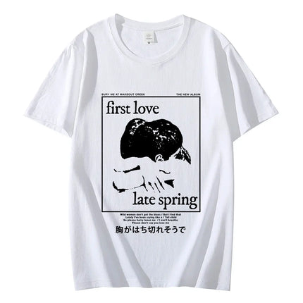 Singer Mitski First Love Late Spring Graphic T Shirts Concert Tour Fan Gift T-shirt Men's Women's Fashion Trend Vintage T-shirts