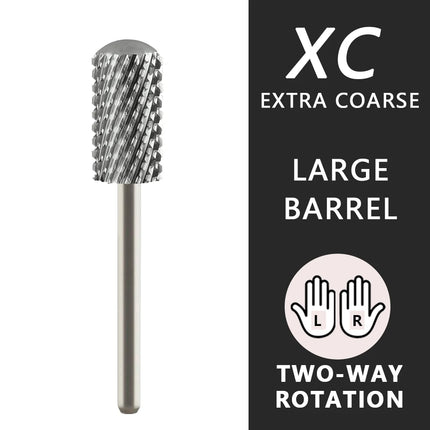 1pc 6.6mm Smooth Top Large Barrel Nail Drill Bits Safety Carbide Bit Milling Cutter For Manicure Remove Gel Accessories