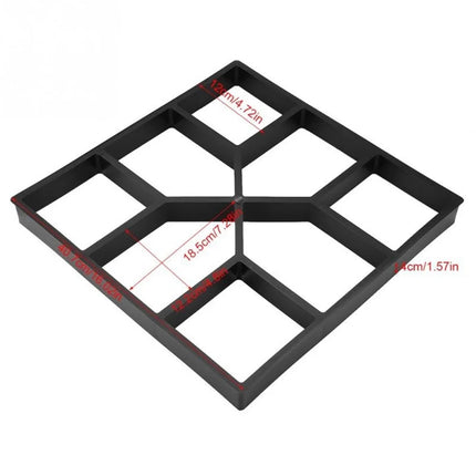 Reusable Garden Path Maker Mold DIY Garden Mold Manually Paving Cement Brick Stone Road Concrete Molds Walk Way Cement Molds
