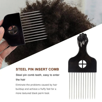 Magic Twisted Hairstyle Sponge Set, Male and Female Curling Combs, African Curling Combs, Styling Tools