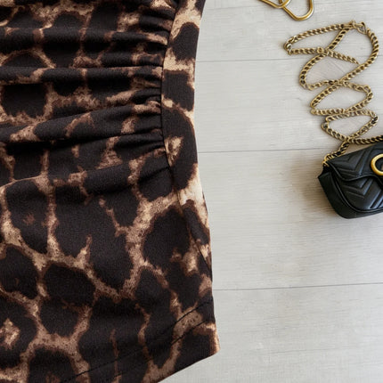 European and American Spring, Summer and Autumn Hot-Selling Leopard Print Casual Large Size Neck Vest