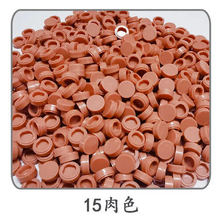 1000pcs/lot Tile 1x1 Round 98138 Special Brick MOC Building Block Small Particle Bricks Parts Compatible with 98138 LOGO Toys