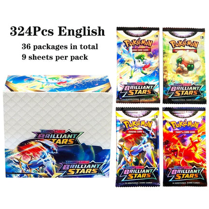 324Pcs Pokemon Cards TCG: Sun & Moon XY Evolutions Booster Box  Collectible Trading Pokemon Card Board Game Prismatic Surging