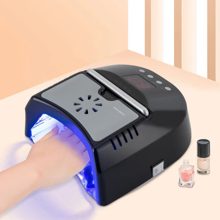 Popular Upgraded 72W Cordless UV LED Nail Lamp with Rechargeable Battery &  Fan - Professional Gel Nail Dryer for Salon & Home