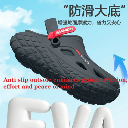 Operating room hole shoes men's 2026 summer new non-slip deodorant arch support wear wear wear cool slippers men
