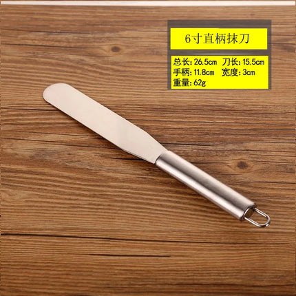 6/8/10/12 Inch Stainless Steel Cream Icing Frosting Spatula for Cake DIY Cake Decorating Tools Utensils Accessories
