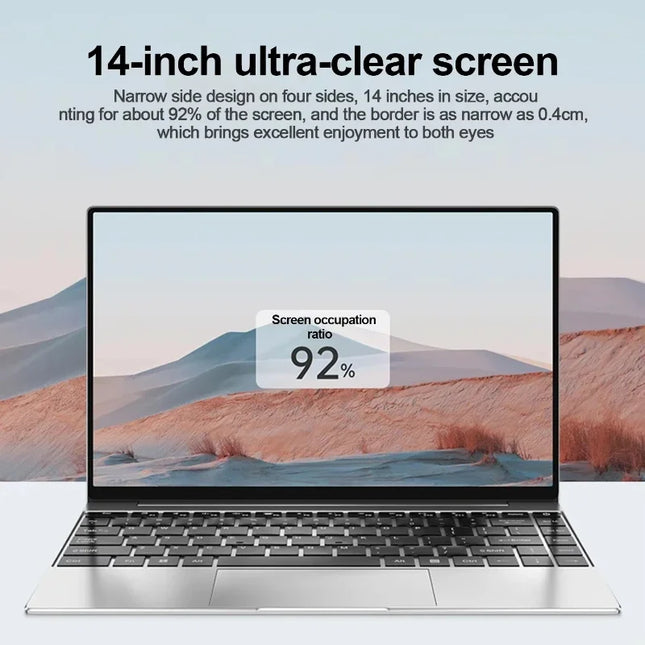 14.1" Ultra Slim Laptop Intel I9-10980HK Windows 11 Pro 16GB 2TB SSD FHD WiFi 6 Bluetooth 5.2 Gaming - product image 2