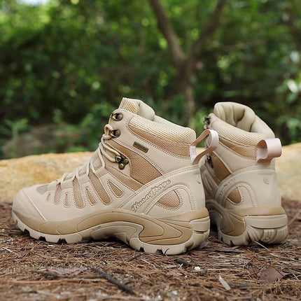 Men Boots 2024 New  Boots Outdoor Waterproof Casual Sneakers Working Men Ankle Boots Hiking Safety Shoes Mens Athletic