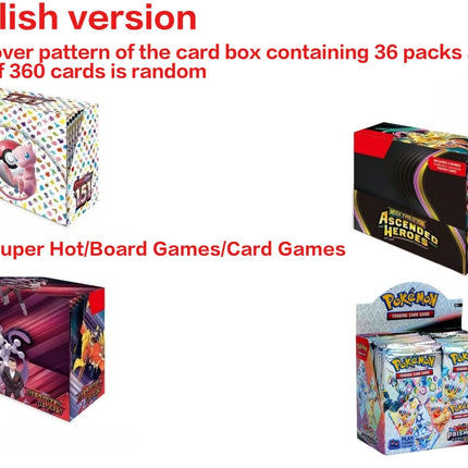 360Pcs Pokemon Card Destined Rivals Prismatic Evolutions Scarlet Violet 151 PALDEAN English Booster Battle Transaction Card