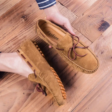 Leather Men Casual Shoes Luxury Brand comfortable Slip on Formal Loafers Men Moccasins Italian Soft Male Driving Shoes