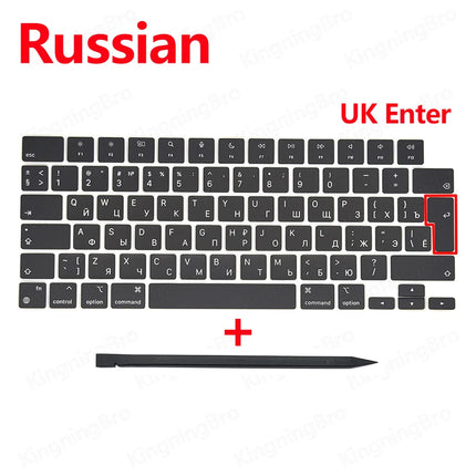 New Replacement Keyboard Keys Keycaps For Macbook Air 13" M2 A2681 Keycap Key Cap UK US RU ES FR IT DK NO DE KR PT HU 2022