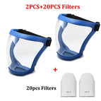 2PCS Blue Set