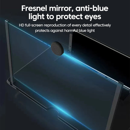 12/10Inch Cell Phone Screen Amplifier Mobile Phone Holder Mobile Phone HD Portable Phone Screen Video Magnifier Stand Bracket