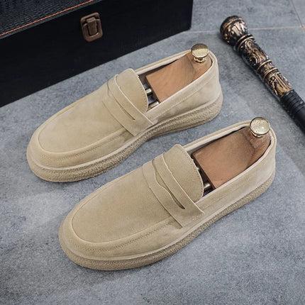 2025 Men's Casual Shoes Fashion Business Loafers for Men Formal Shoes Designer Moccasins Lightweight Driving