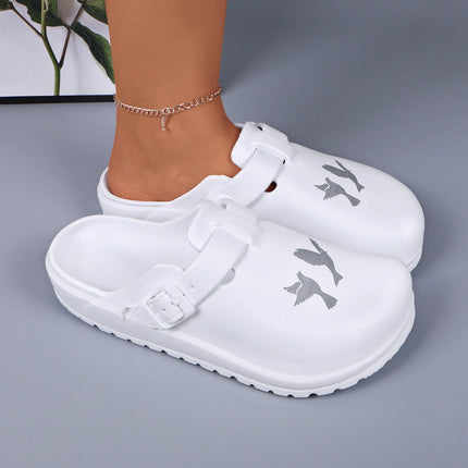 Summer Women Slippers  Platform Chef Shoes Casual Outdoor Clogs Beach Sandal Waterproof Non-slip Slides Indoor Home Shoes