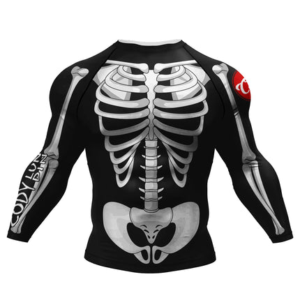 Cody Fluorescent  Unicorn Cool Jiu Jitsu BJJ Rash Guard Sublimation Long Sleeve Fitness Gym Sportswear High Elastic Tops