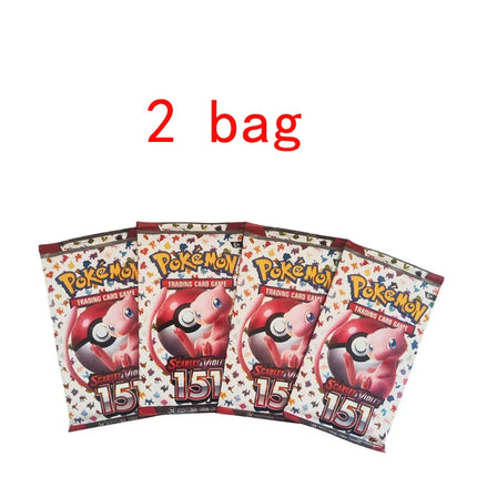 10/50 PcsPokemon Card MEGA EVOLUTION PHANTASMAL FLAMES Prismatic Evolutions Black Bolt English Booster Battle Transaction Card