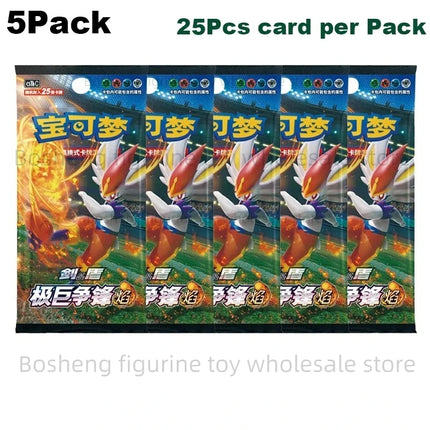 Original Pokemon Card Anime Game Simplified Chinese PTCG Sun&Moon Sword&Shield All Series Cards Booster Packs Toys Children Gift