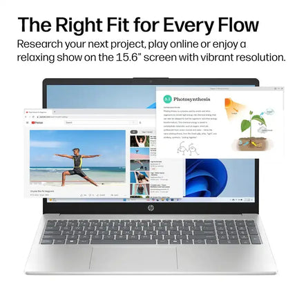 Hp 15.6" Full Hd Touchscreen Laptop, Amd Ryzen 7 7730U, up to 64Gb Ddr4 Ram, 2Tb Ssd, Wi-Fi 6, Windows 11 Home, Natural Silver